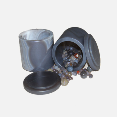 YLK 50ml al barattolo di macinazione di acciaio inossidabile 2000ml, barattolo della macinazione dell'agata del laboratorio