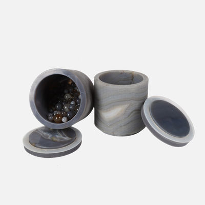 qualità  Hard 100ml - 5L Lab Ball Mill Jars Agate Grinding With Lid fabbrica