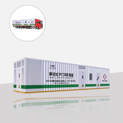 Laboratori mobile diagnostico medico in tempo reale 13.5m x 2.98m x 2.98m di PCR